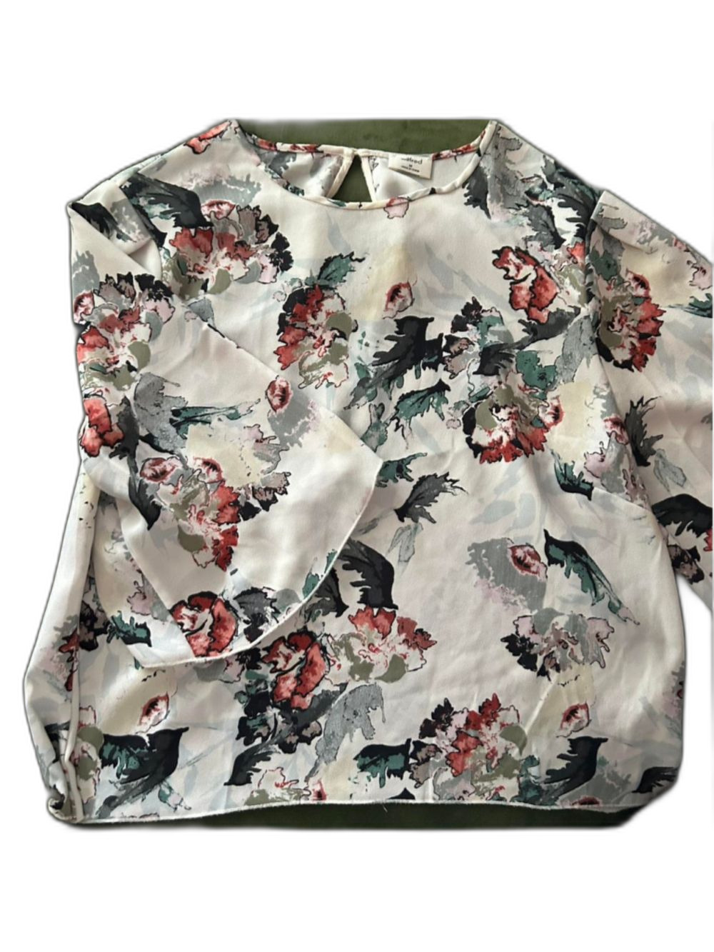 Aritzia Wilfred Women's Floral Blouse
